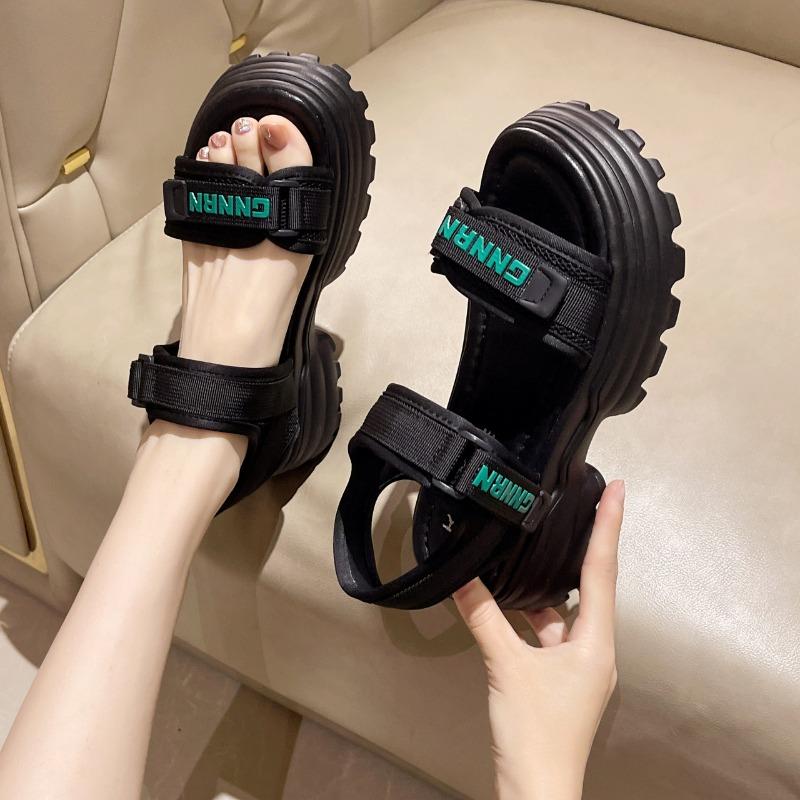 Sports sandals women's new summer trendy with muffin platform casual fashion outer wear beach women's shoes