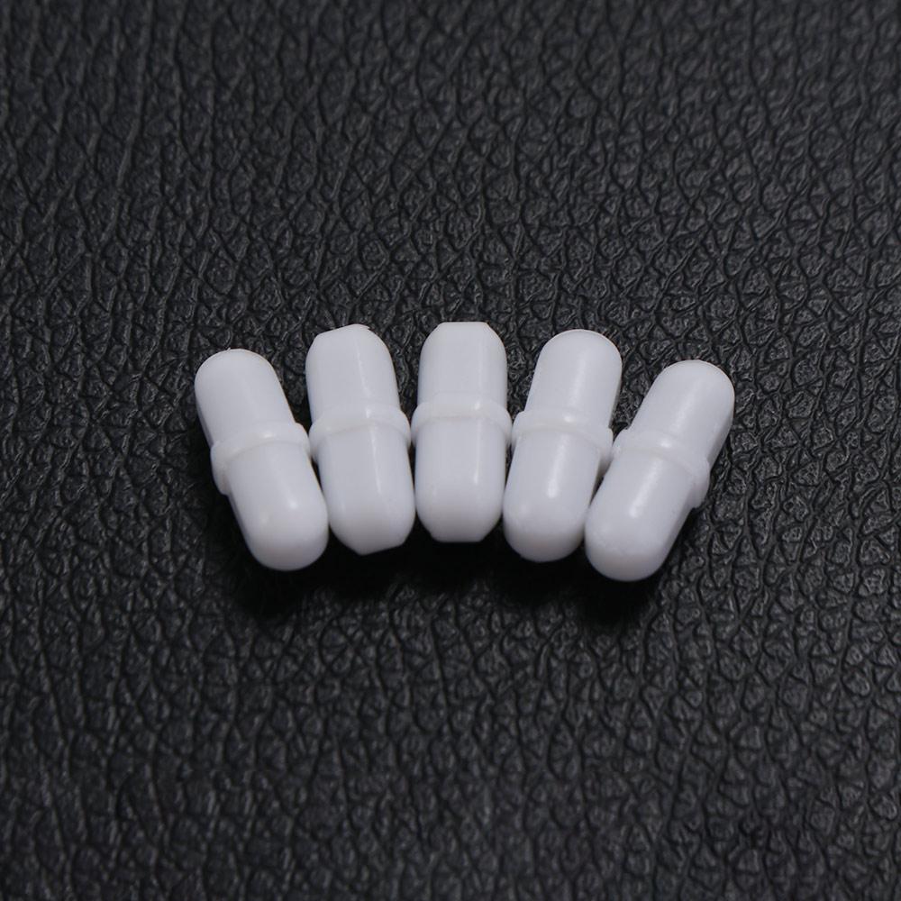 10Pcs 6-15mm Magnetic Stirrer Mixer White Laboratory Stir Rod Rotating Biological Stirrer  Biology
