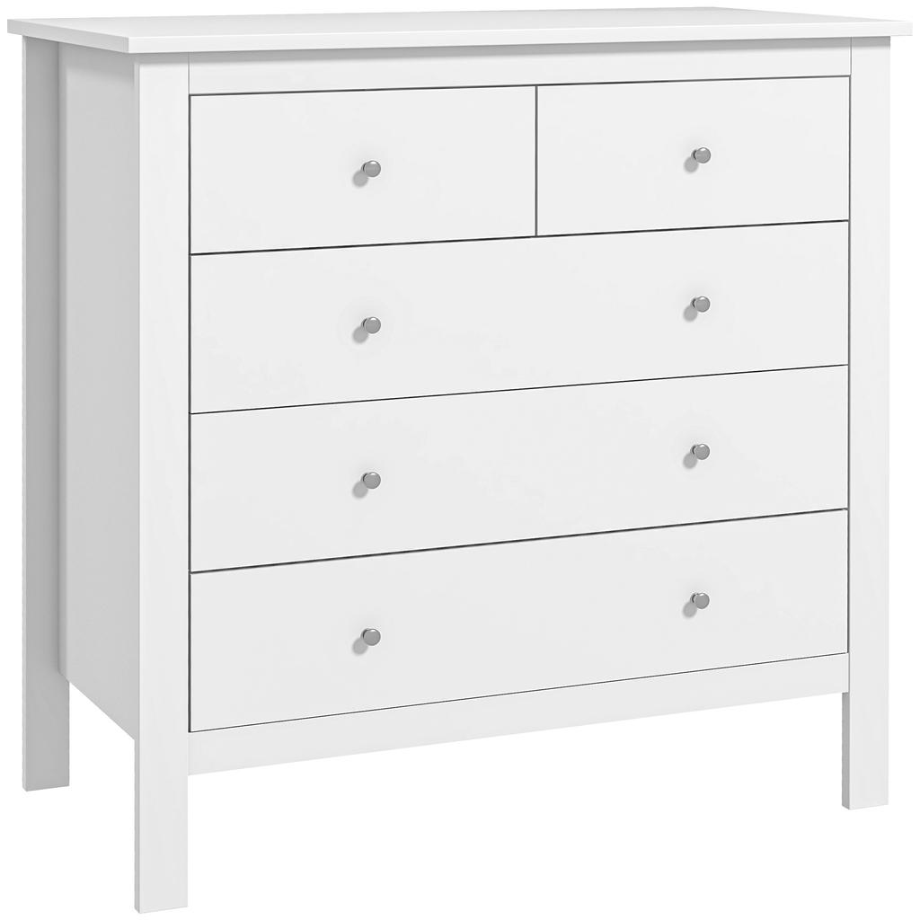 Dresser Sideboard Soft Open And Close Anti Tip 79 X 39.5 X 80.5 Cm White