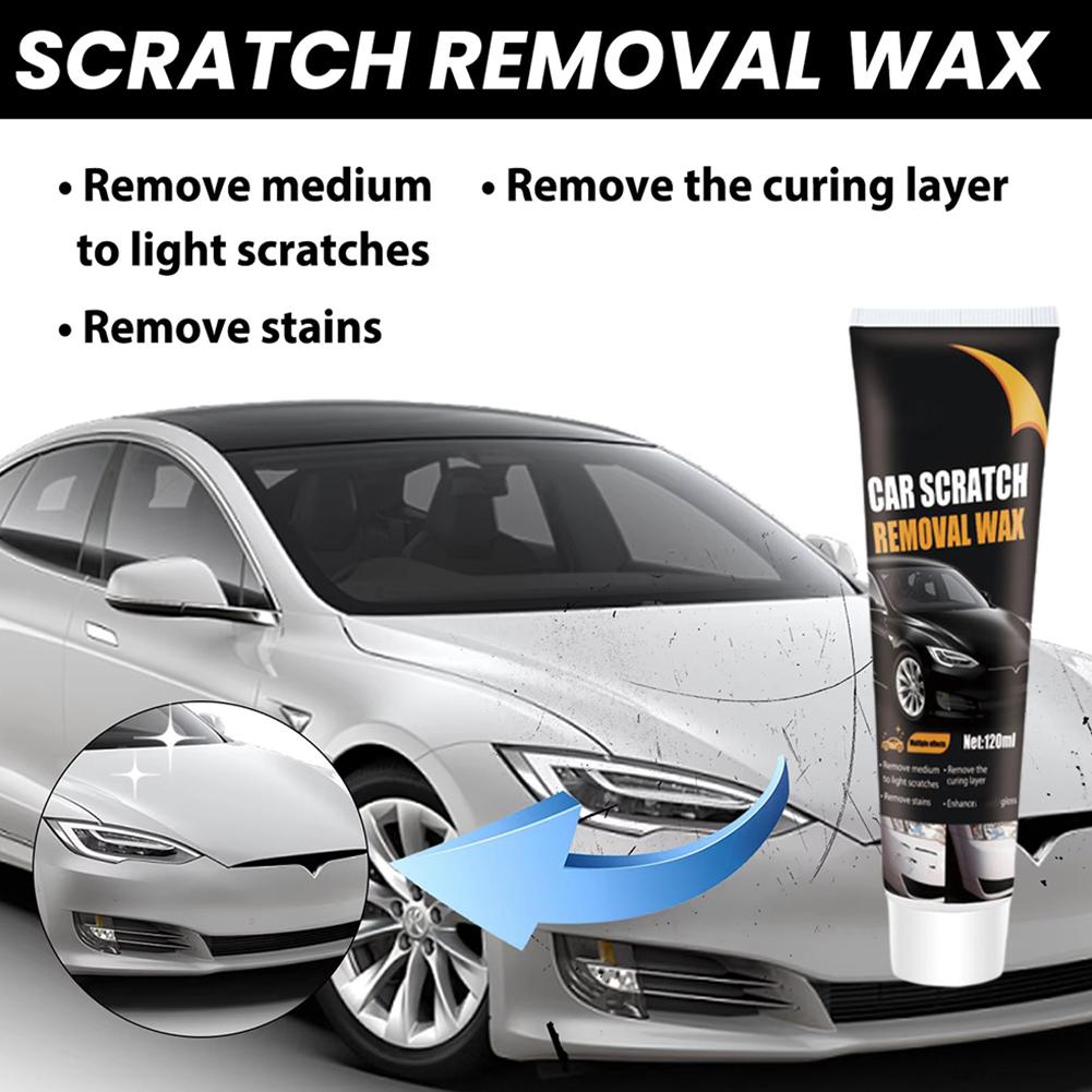 120ML 1/2PCS Automobile Glossy Shine Wax Remove Stains Cleaning Paint Grinding Anti Auto Scratch Car Body S Repair Kit Comp R0M8