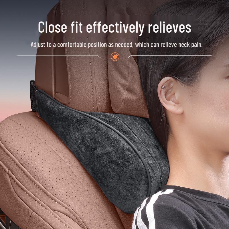 Car Seat Neck and Lumbar Support Pillow – Universal Flannel Cushion for All Seasons