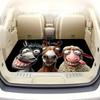 1Pcs 2D Flat Cartoon Donkey Horse Sheep Tripl Car Trunk Mat Anti Slip Cargo Liner Waterproof Storage Protector for SUV Sedan