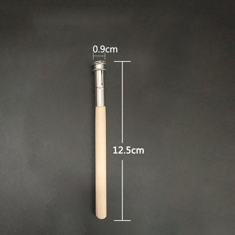 Potloodverlengstuk met enkele kop voor houtskoolpotloden, schetspotloodhuls, schrijfhulpstuk, metalen potloodvanger, tekenen voor kunststudenten