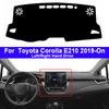 Car Dashboard Cover Dash Mat Carpet Cape For Toyota Corolla E210 2019 -On LHD RHD Auto Dashmat 2020 2026 Sunshade Anti-dirty