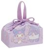Skater Kordelzug Mittagessen Hergestellt in Sanrio Kuromi Große Kindertasche, Japan, Band, Mädchen KB7-A