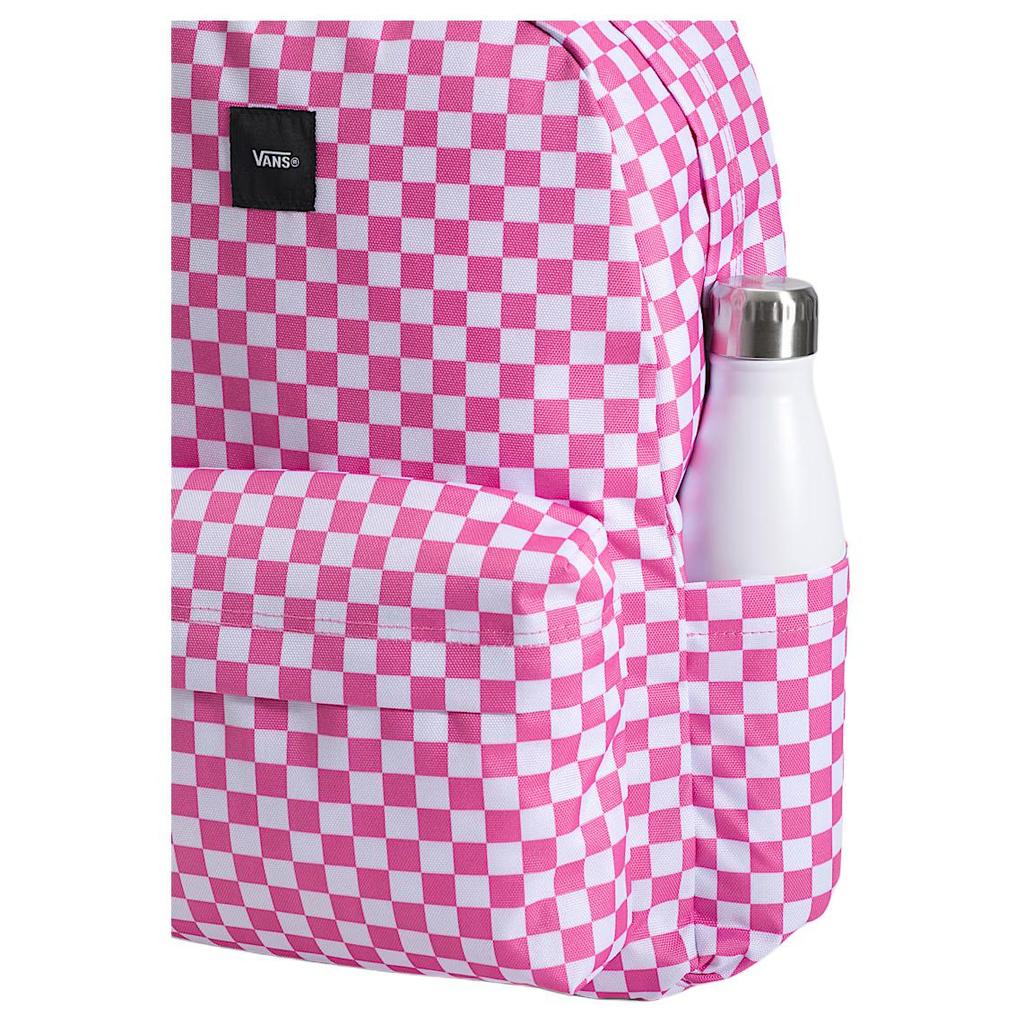 Vans Old Skool Checkerboard Backpack Fizz Pink Women Backpacks VN000H4XFRQ