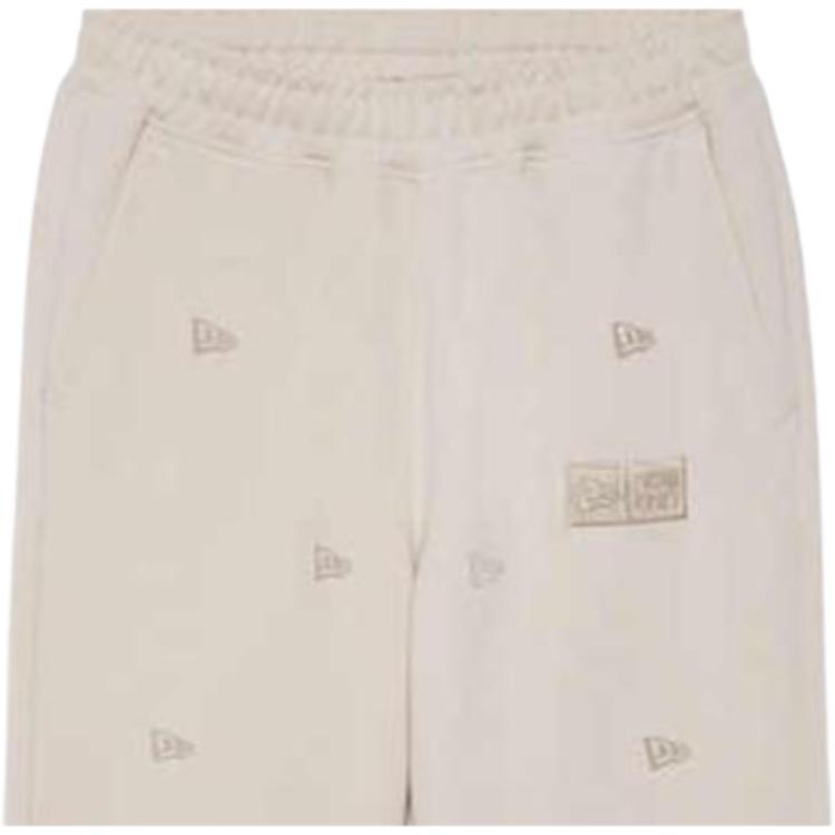 New Era FW24 Flag Encounter All Over Print Logo Pattern Embroidered Cuffed Drawstring Knit Joggers Unisex Joggers Off-White 14385163