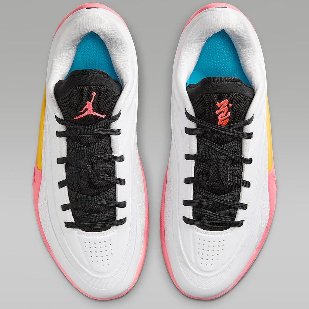 Nike Zion 4 PF Sharonda Punch Size White/Black/Tour Yellow/Hot FD0591-101 28.0cm