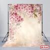 2D Dreamy Blush Tone Sakura Backdrop, 2D Flat Printing Banner for Bridal Shower & Birthday Party