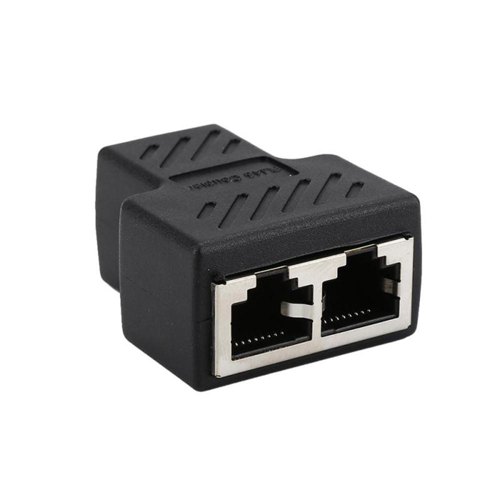Network Cable Docking Plug Extender Female Coupler RJ45 Splitter Adapters Network Connector