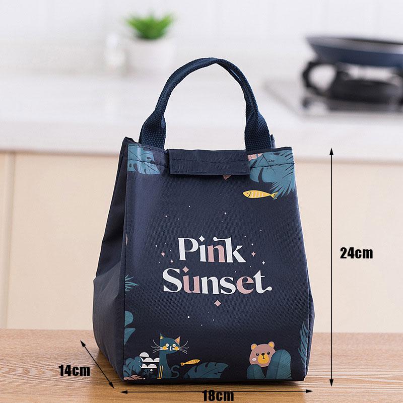 Cartoon Cooler Lunch Bag For Picnic Travel Thermal Waterproof Storage Bag