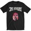 Men's Jimi Hendrix Vibes Slim Fit T-shirt Small Black