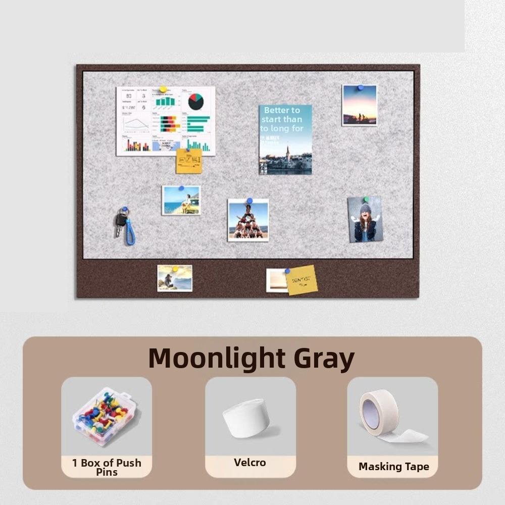 40x60cm Felt Bulletin Board Self Adhesive Cork Bulletin Board New Photo Display Board  Home Office