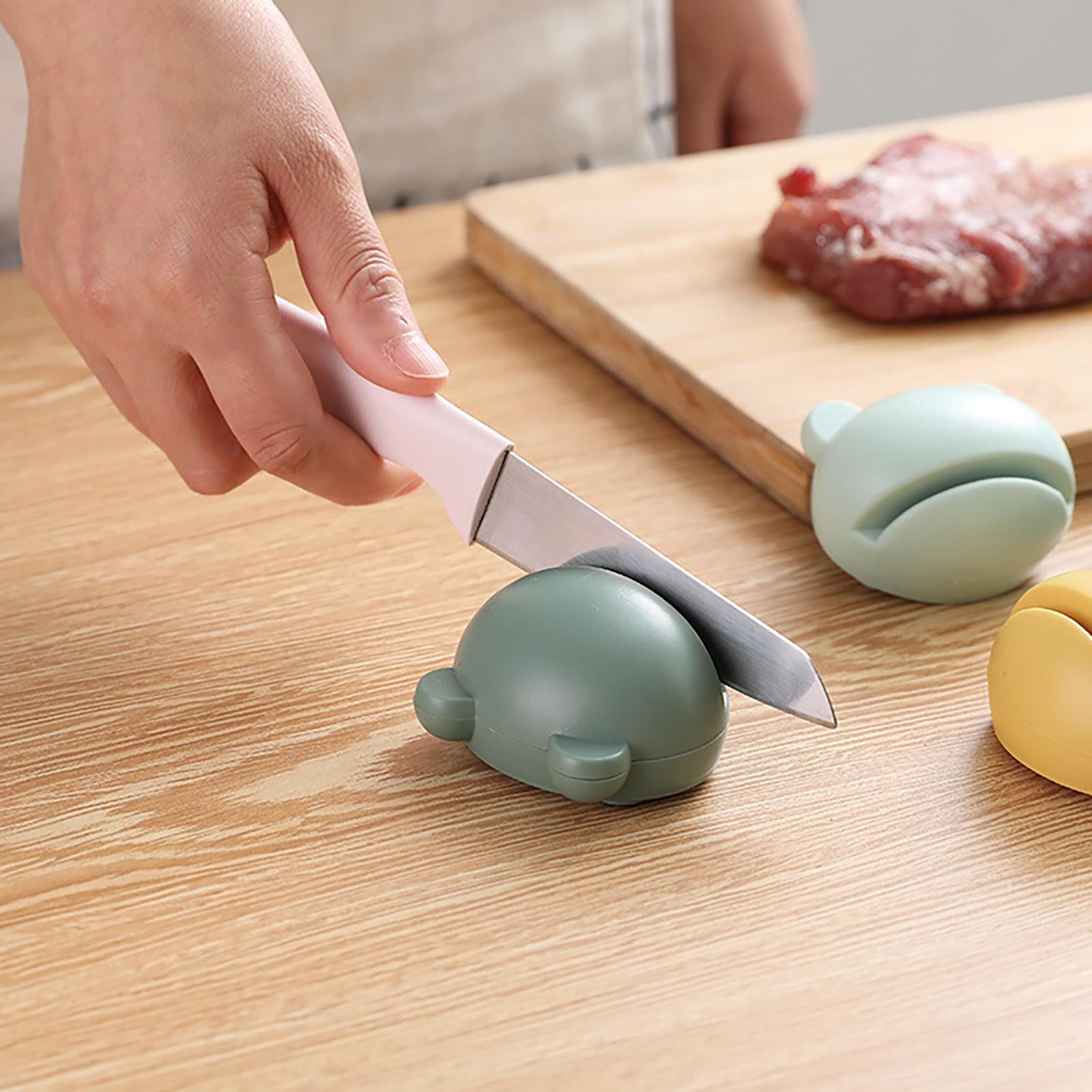 

Cartoon Sharpener Kitchen Manual Fast Grinding Scissors