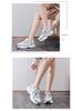 2025 Women's Breathable Mesh Daddy Sneakers – Korean Style, All-Match, Thick-Soled Casual & Running Shoes for Spring