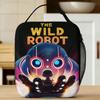 The Wild Robot Lunch Bag  Fun Lunch Box For Child School Portable Cooler Bag Oxford Designer Thermal Lunch Bags