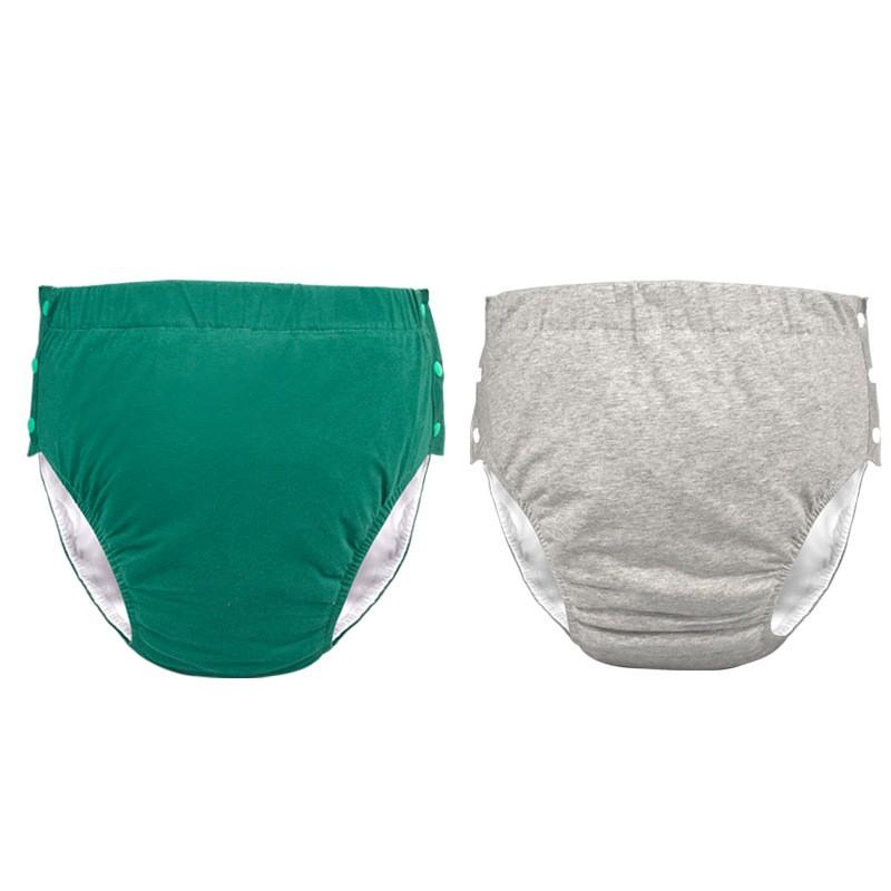 Washable Adult Incontinence Underwear Reusable Cotton Panty With Absorbent Pad 500ml Leak-Proof Elderly Men Women XL XXL