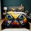 Butterfly Duvet Cover Set Butterfly Plum Branch Pattern Bedding Set Soft Bedclothes Twin Queen King Size Polyester Qulit Cover