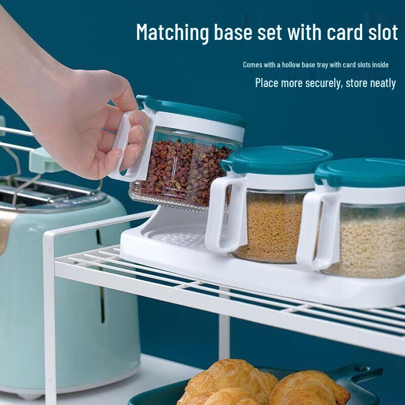 Chahua 3-Piece Round Glass Seasoning Set