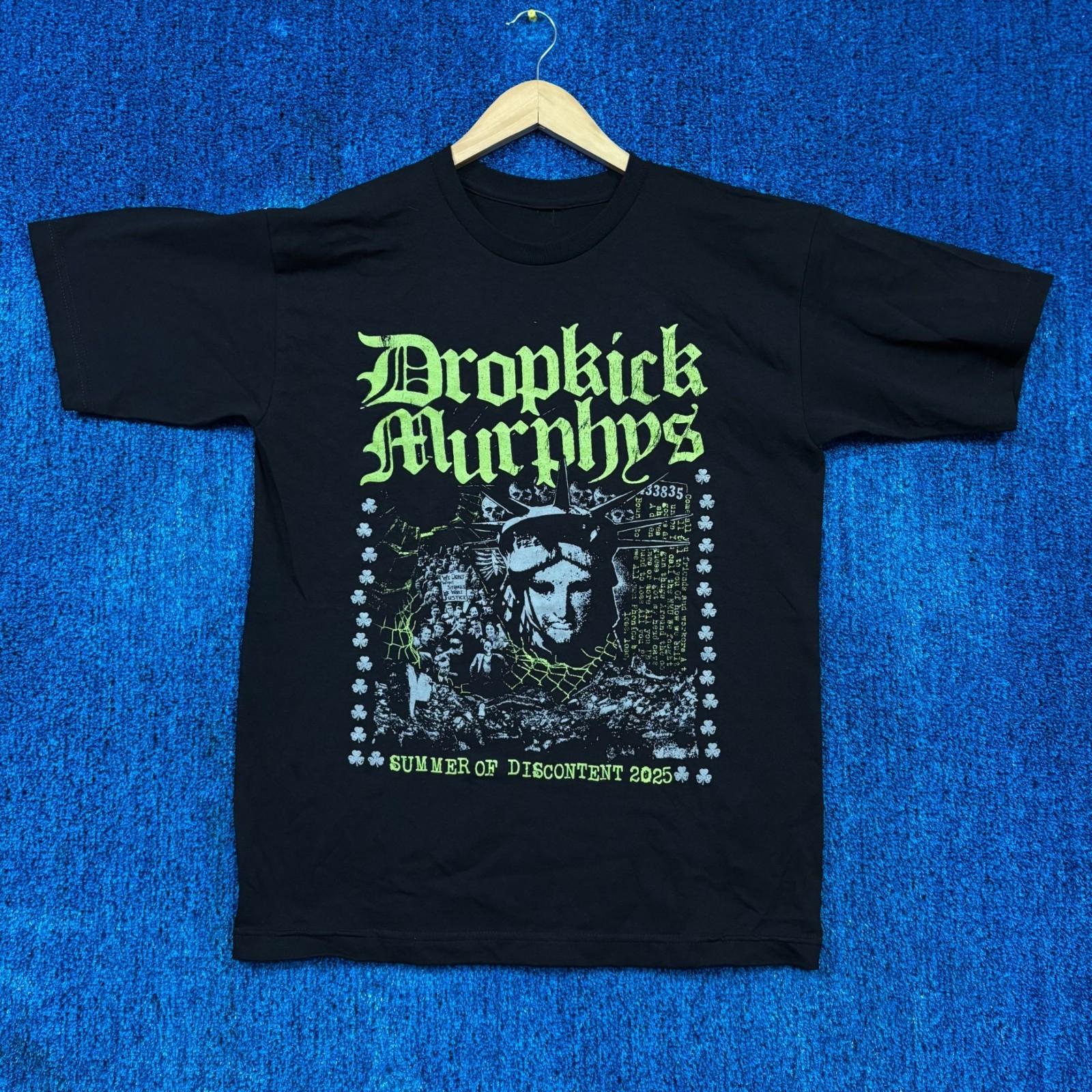 Dropkick Murphys “Summer of Discontent 2025” Graphic T-Shirt Size Medium XXL
