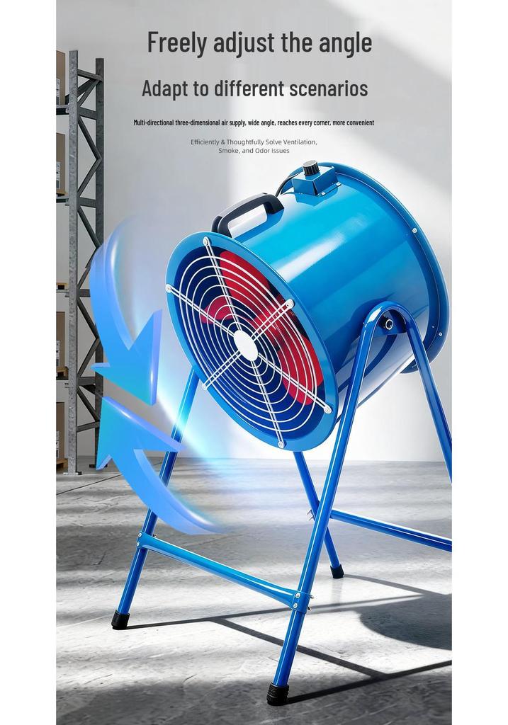 High Power 380V Industrial Axial Exhaust Fan for Warehouse Ventilation