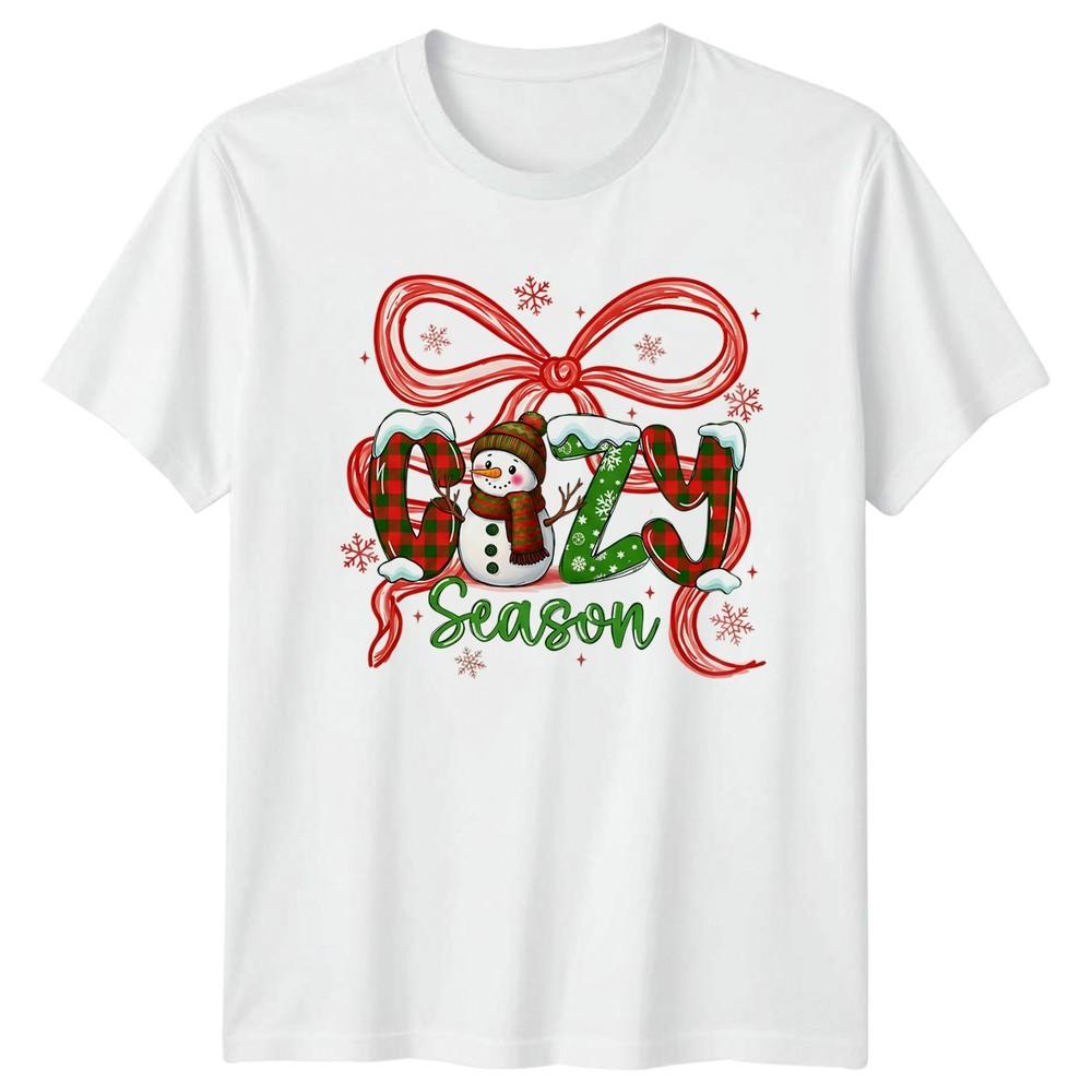 Cozy Season Christmas Holidays Unisex Graphic Tee Unisex Unisex Top S