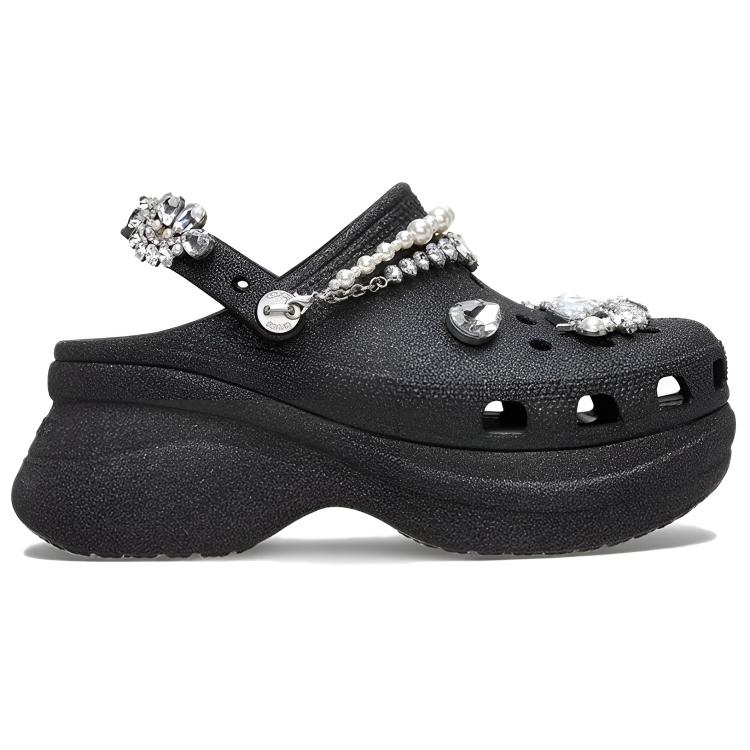 Crocs Stylish Versatile Hole Shoes Women Footwear Black 211978-001