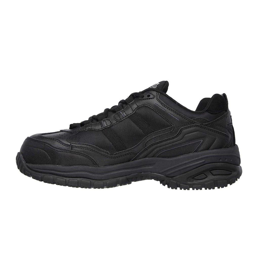 Skechers Mens Stride Grinnell Coated Leather Safety Shoes