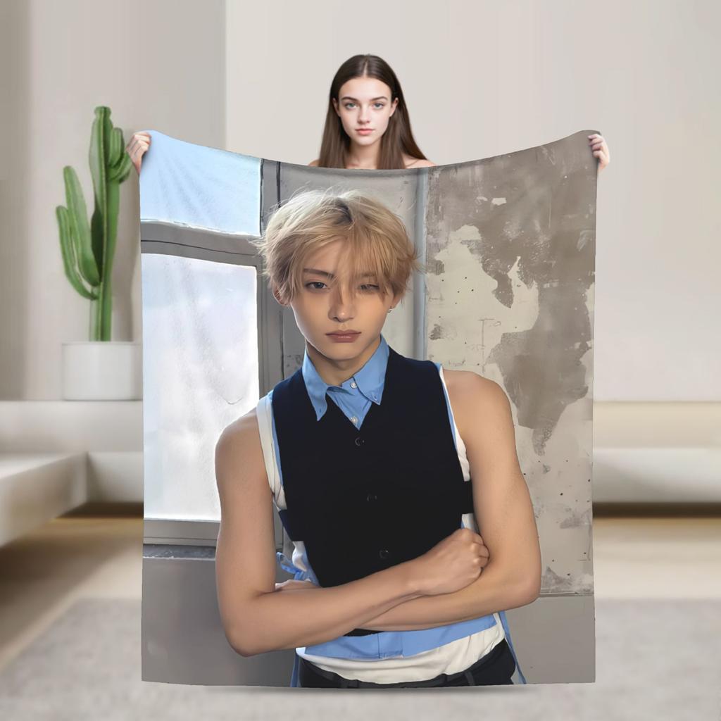 Ald1 Sangwon Soft Blanket  Novelty Travel Office Throw Blanket Bedroom Flannel Bedspread Sofa Bed Cover
