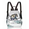 National Style Embroidered Double Shoulder Bag - Vintage and Artistic Women's Backpack for Light Travel and Carrying Books