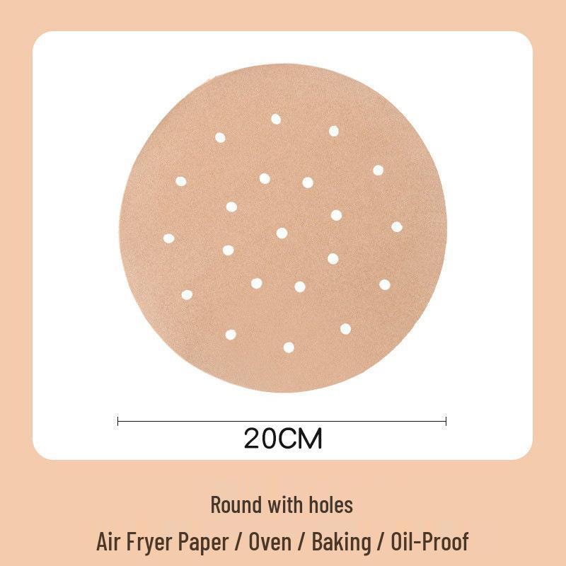 Disposable Square Air Fryer Silicone-Infused Baking Paper for Oil Absorption