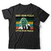 Easy Now Flauschiger Kleiner Mann Pfirsich T-Shirt Mighty Boosh Lustige Comedy