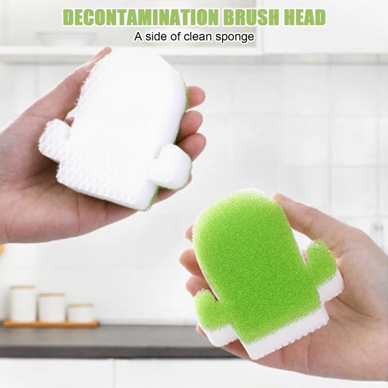

Sponges Kitchen Cleaning Sponge Cactus Design Reusable Multipurpose Thick Double Sided Pads For Sink Pan Pot Cooktop Grill Oven China Mainland