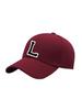 1Pc Adjustable Initial Letter A-Z Baseball Cap For Men Womne High Quality Soft Cotton Fashion Team Sport Visors Snapback Caps