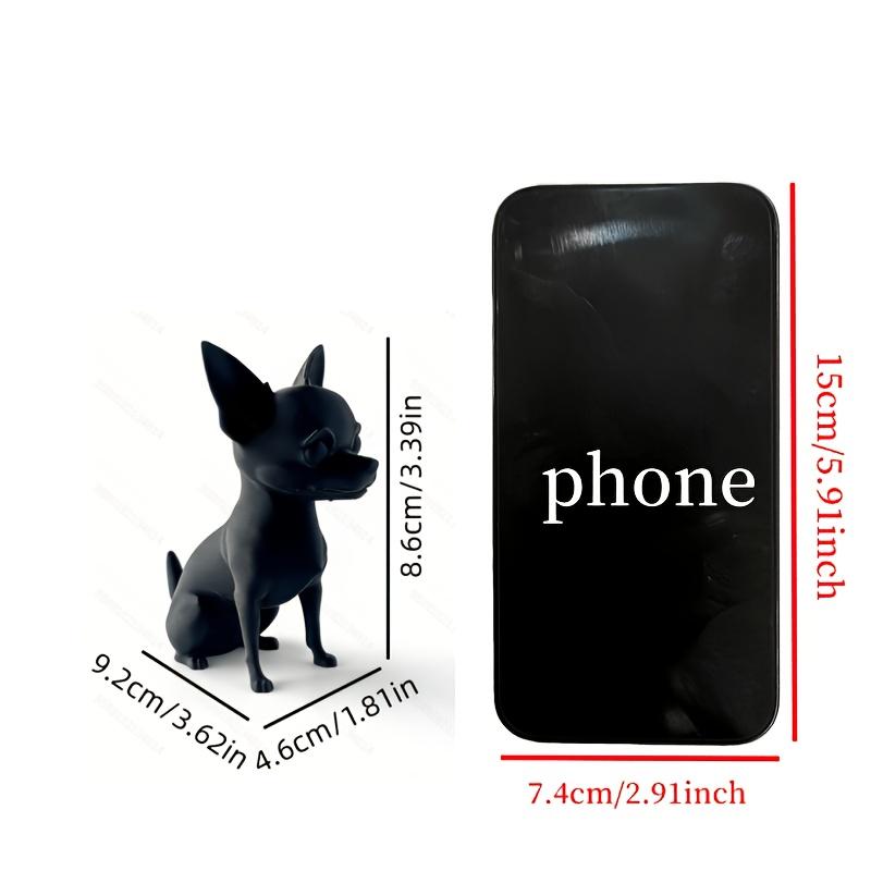 3D‑Printed Plastic Big‑Ear Gigi Dog Figurine, Bohemian Friendship‑Theme Bookshelf Ornament, Cute Companion Collectible for Hallo
