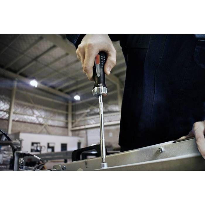 BAHCO Tournevis à cliquet avec porte-embout magnétique 808050