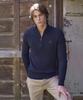 USPOLOASSN Cable Half-Zip Knit_Navy