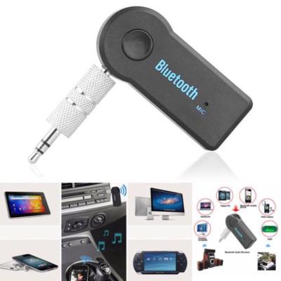 Smartphone Compatible Bluetooth 5.0 Audio Receiver Car Kits /& Mini 3.5mm AUX Wireless Audio Adapter Car Audio Speaker Mini Home Stereo Black Bluetooth Adapter Receiver