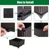 Raised Planter Grow Box Rectangular Flowerpot Elevated Garden Bed Garden Pots & Planters Vegetables Flowers Plants Grow Elevated