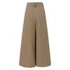 Neue Damen High Waist Weitbein Hose Mode Elegant Party Weite Schlaghose