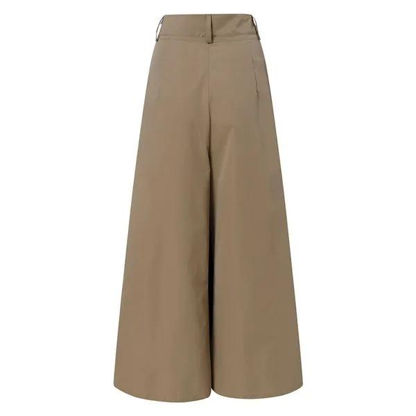 Neue Damen High Waist Weitbein Hose Mode Elegant Party Weite Schlaghose