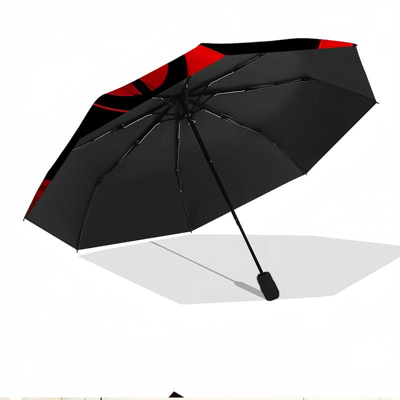 Arsenal F.C Print Automatic Open Close Umbrella, Portable Foldable Umbrella, for Outdoor Commute Camping Trip, Ideal Birthday Gift