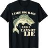 Ich mag fetten Bass und kann nicht lügen Shirt lustiges Angel T - Herren Sommer Baumwolle Grafik T-Shirt