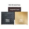Für Ender 3 V3 SE 235x235mm Texturiertes PEI Glattes PEO PET PEF Blech Federstahl Bauplatte Für Creality K1/ Ender3 V3-SE/S1 Pro.