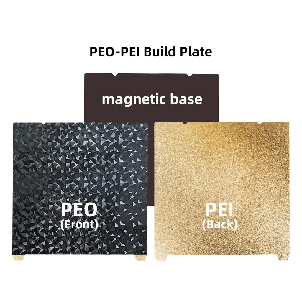 Für Ender 3 V3 SE 235x235mm Texturiertes PEI Glattes PEO PET PEF Blech Federstahl Bauplatte Für Creality K1/ Ender3 V3-SE/S1 Pro.