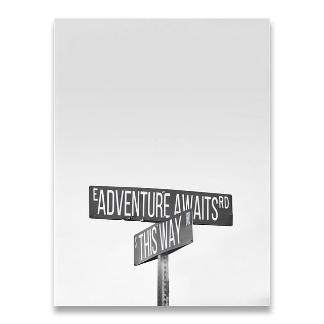 Gallery Wall Art Prints Black and White Palm Tree Surf Ocean Landscape Inspiring Posters and Print Wall Decor for Living Room No Frame