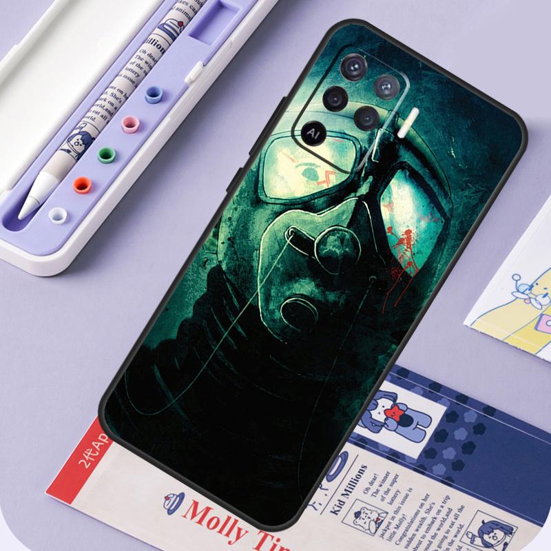 Scuba Diver Mask Diving For Oppo A94 A74 A54 A15 A18 A38 A58 A78 A98 A40 A60 A80 A16 A76 A96 A57 A17 A77 A5 Pro Case