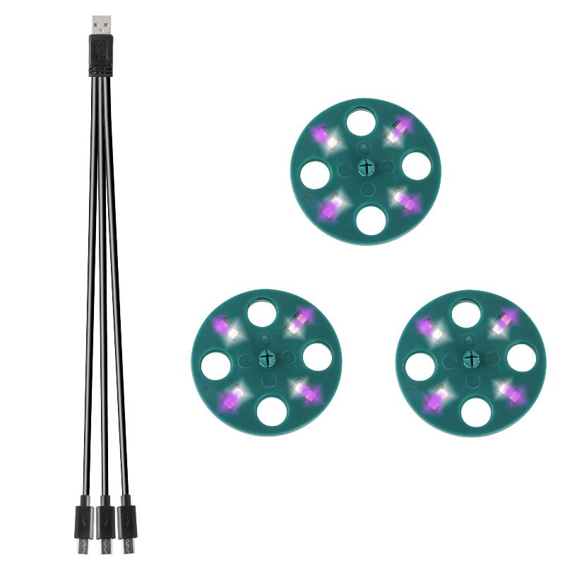 1 Set Greenhouse Germination Led Plant Light For Seeding Starter Kit With Dome Grow Light For Seed Starter Plants Tools