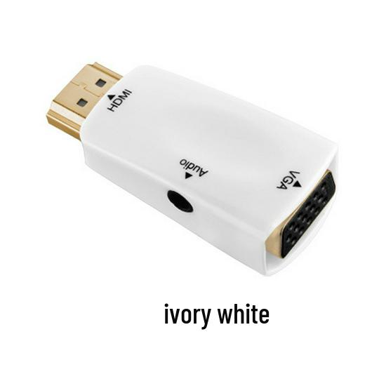 HDMI to VGA High-Definition Video Converter with Audio Adapter 1080P