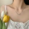 Exquisite Zircon Star Necklace Women's Light Luxury Niche Design Sense Collarbone Chain Ins Cold Wind Accessories
